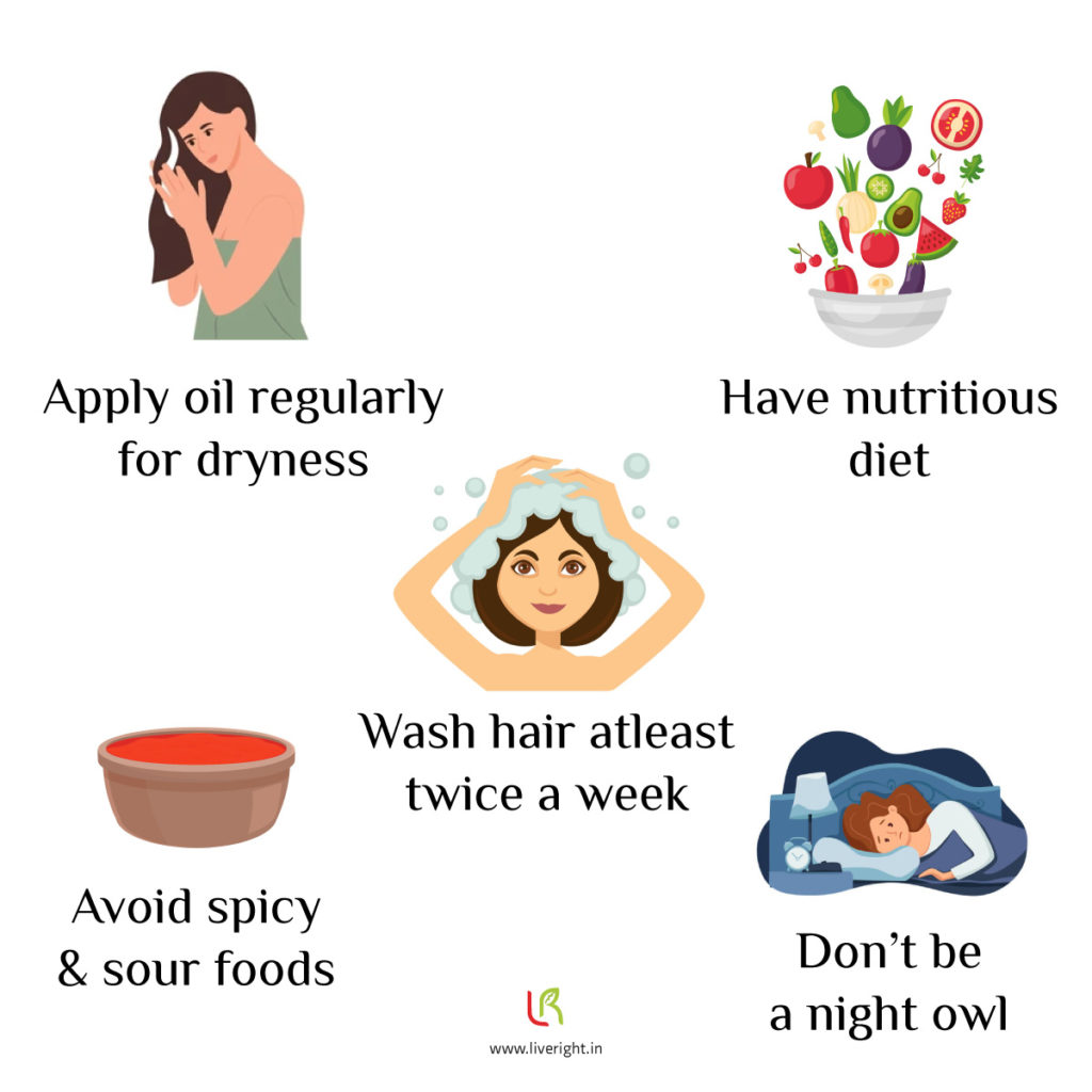 overcome dandruff with Ayurveda