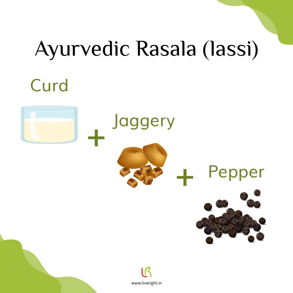 Ayurvedic Rasala (lassi)