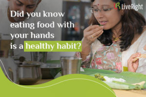 Did you know eating food with your hands is a healthy habit?