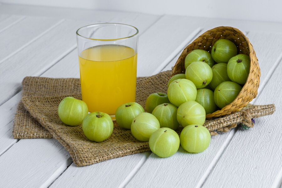 Amla juice (a drink to reduce excess vaginal discharge)